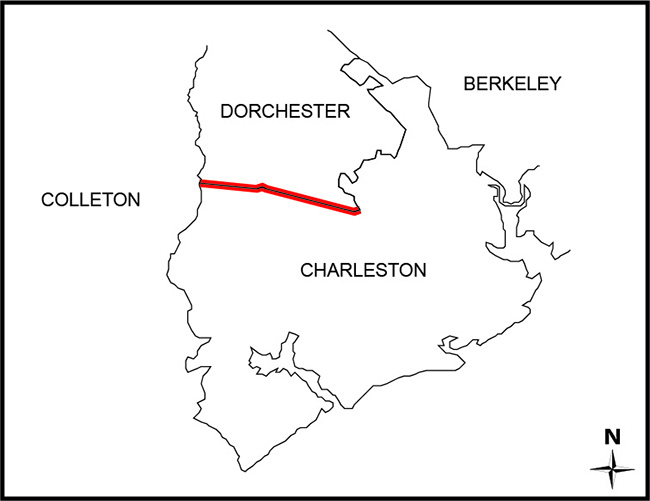 Charleston/Dorchester County Line Road South Carolina Revenue and